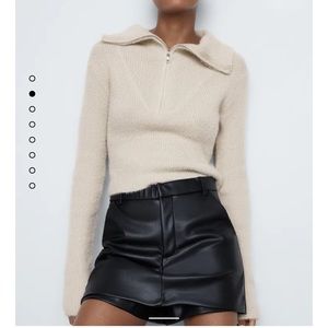 Leather ZARA Skort